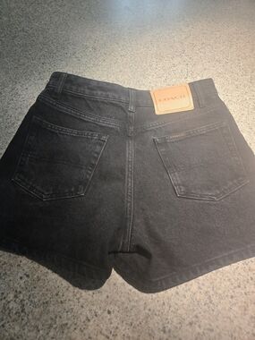 Coach Black Denim High-Rise Women’s Shorts
